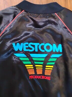 Vintage Westcom Productions Home Video Satin Jacket